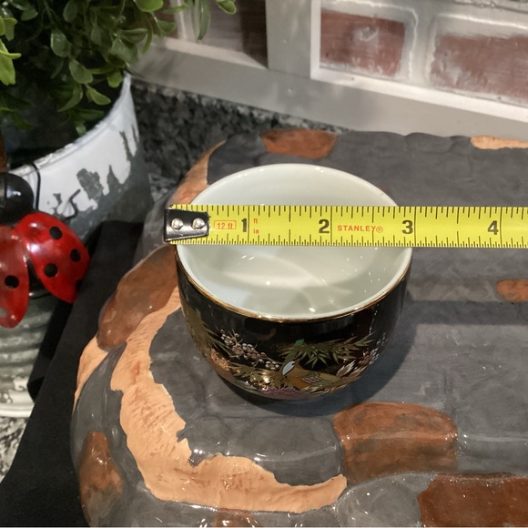 ⚫️ Vintage & Stunning - Japanese “Peacock Themed” Hot Tea Cup - Beautiful - Picture 7 of 8